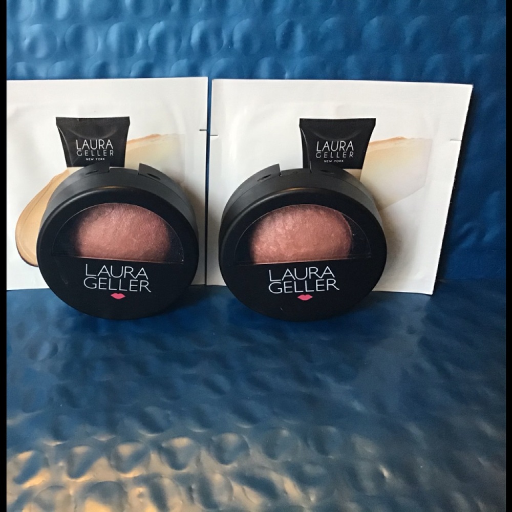 2 Laura Geller Blush-N-Brighten Pink Grapefruit